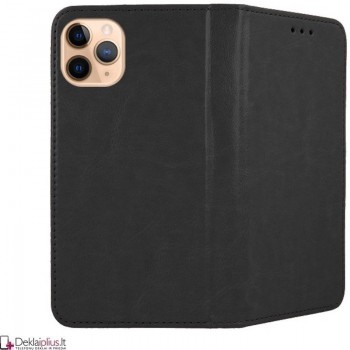 Telone grynos odos dėklas - juodas (Apple Iphone 11 Pro)